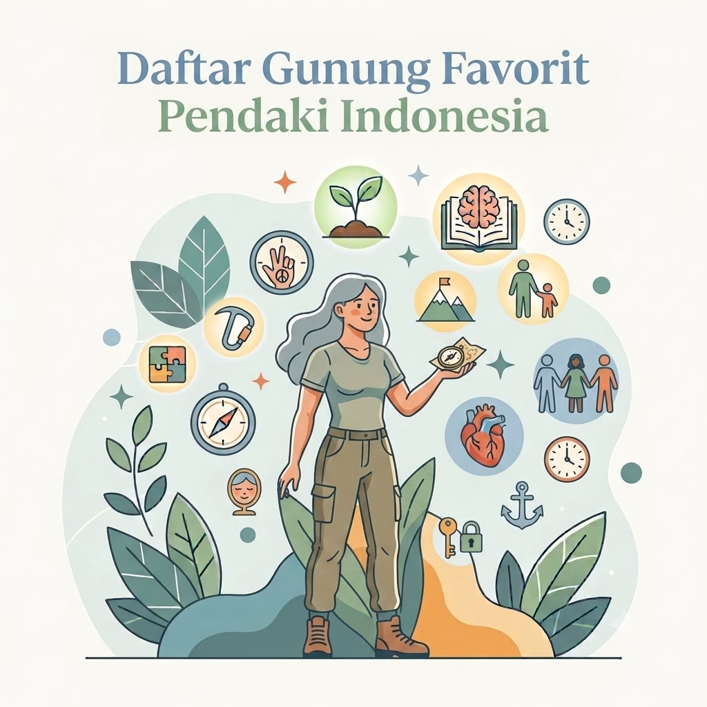 Daftar Gunung Favorit Pendaki Indonesia
