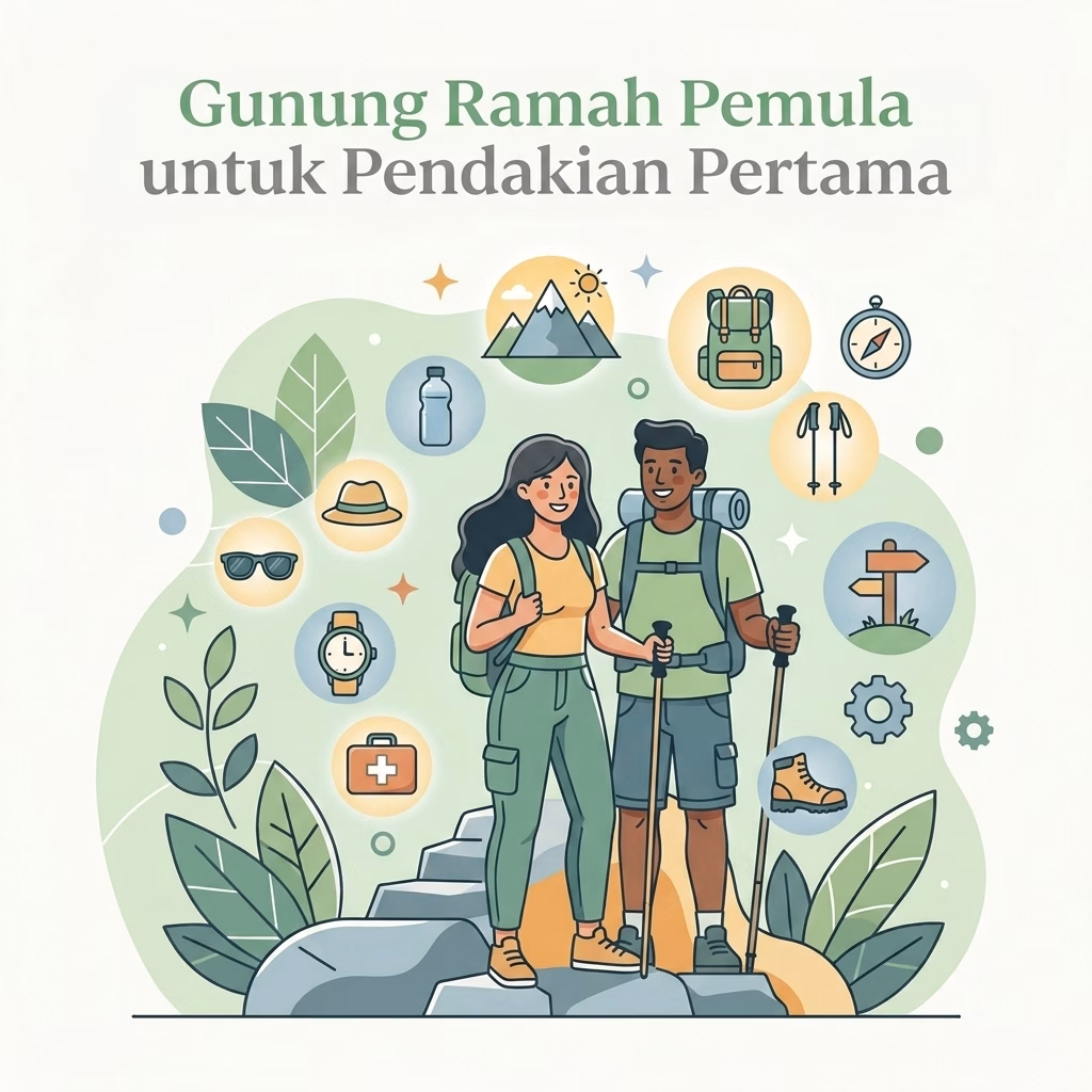 Gunung Ramah Pemula untuk Pendakian Pertama