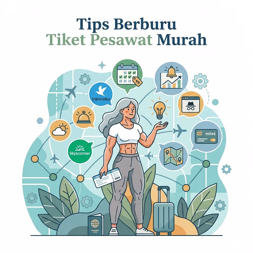 Tips Berburu Tiket Pesawat Murah
