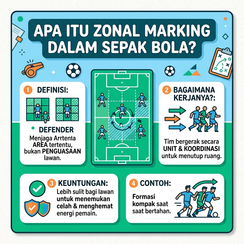 Apa Itu Zonal Marking dalam Sepak Bola?