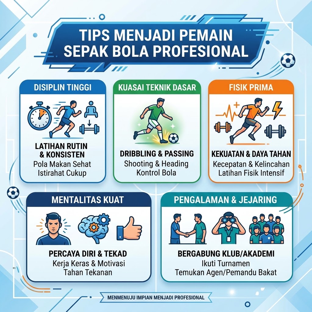 Tips Menjadi Pemain Sepak Bola Profesional