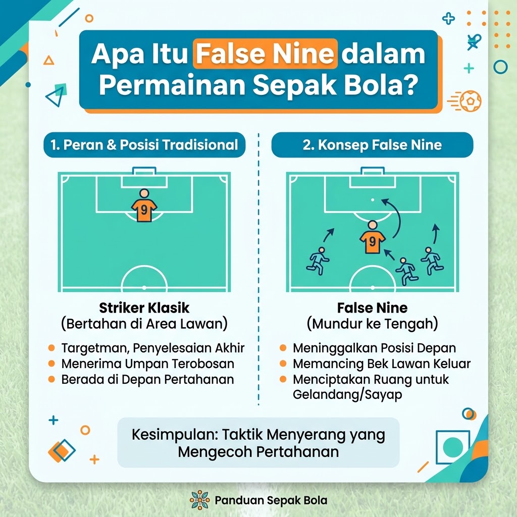 Apa Itu False Nine dalam Permainan Sepak Bola?