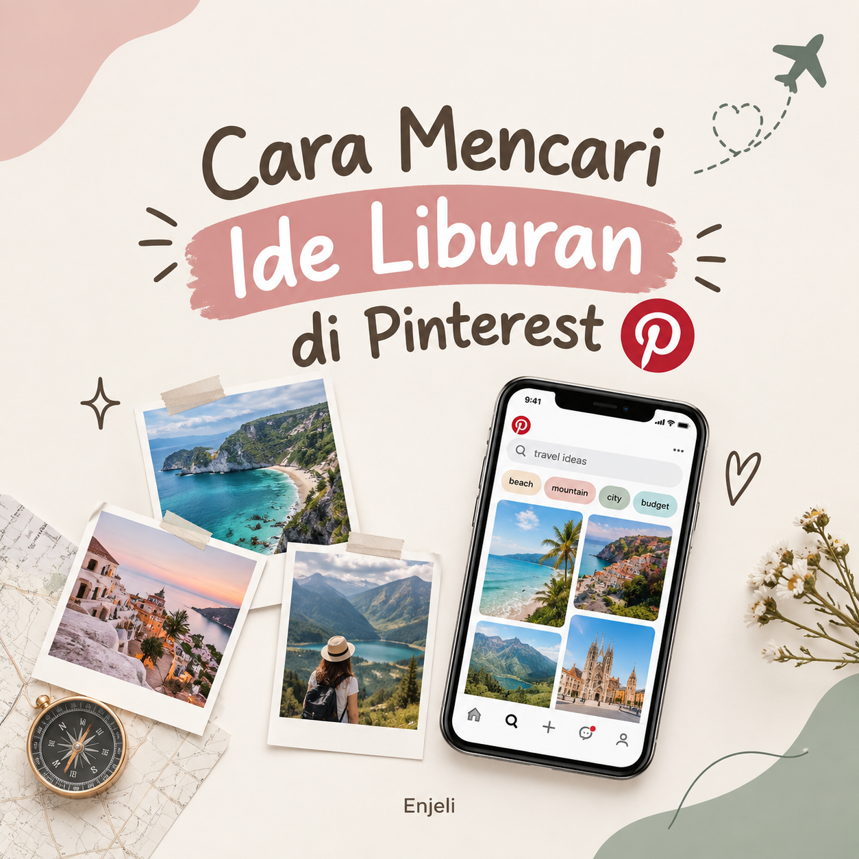 Cara Mencari Ide Liburan di Pinterest