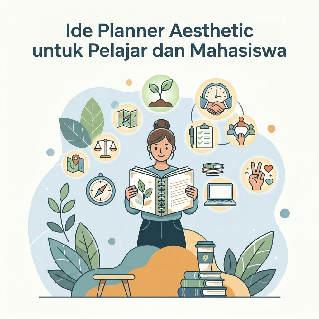 Ide Planner Aesthetic untuk Pelajar dan Mahasiswa
