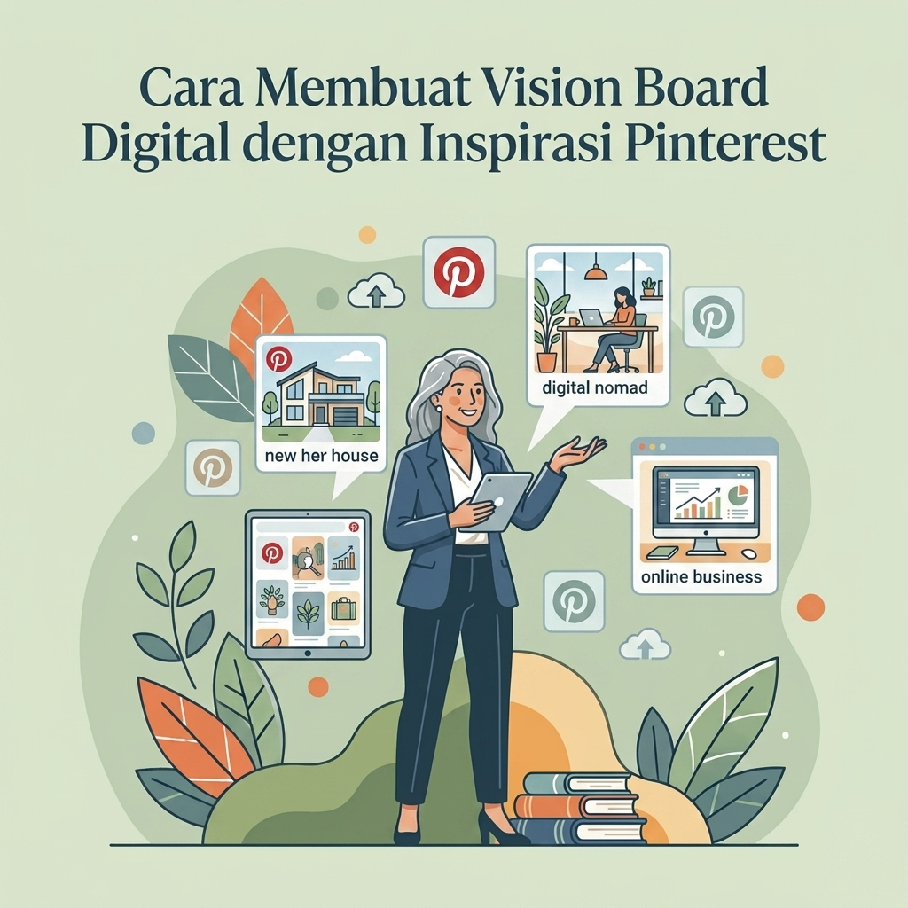 Cara Membuat Vision Board Digital dengan Inspirasi Pinterest